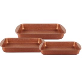 Dessini 3-Piece Granite Oven Tray Set 1